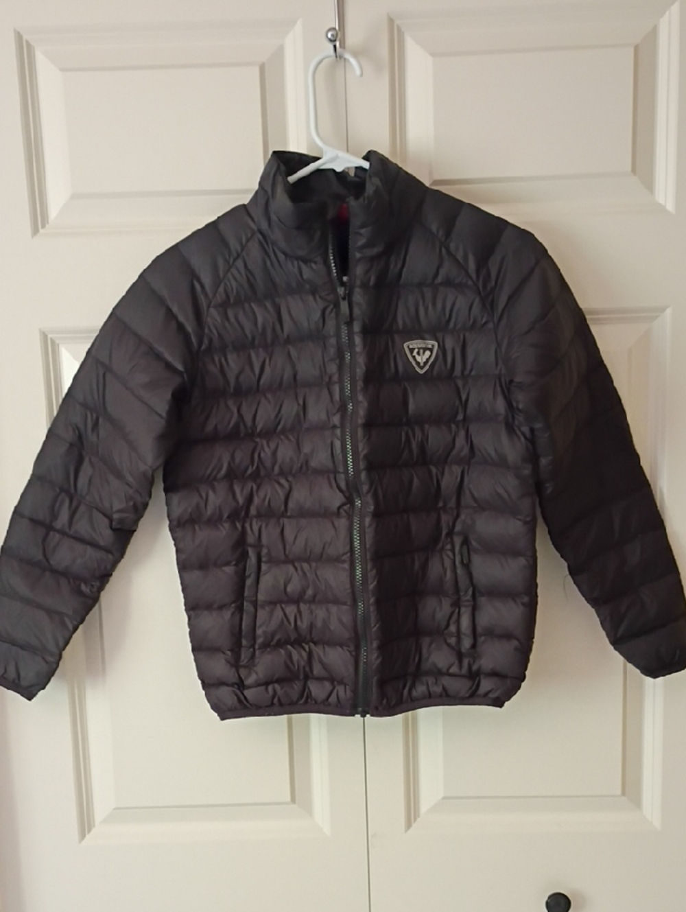 Rossignol Kids Black Quilted Down-Style Puffer Jacket